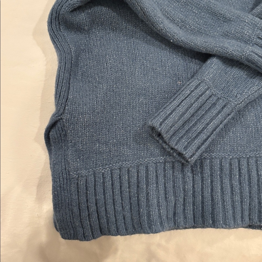 Everlane Slate Blue Turtleneck Sweater - Picture 5 of 6